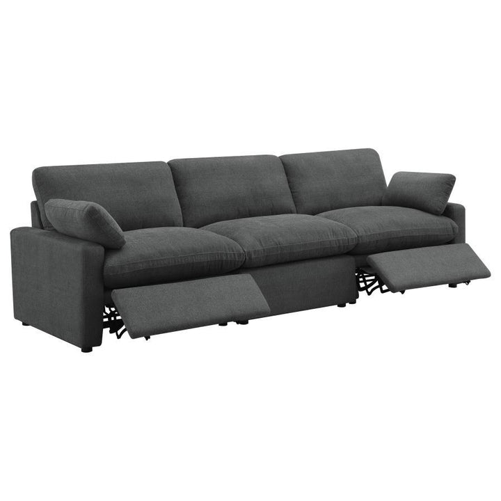 Collins - Modular Power Sofa - Dark Gray Reclining Sofa modern furniture Contempo Furniture