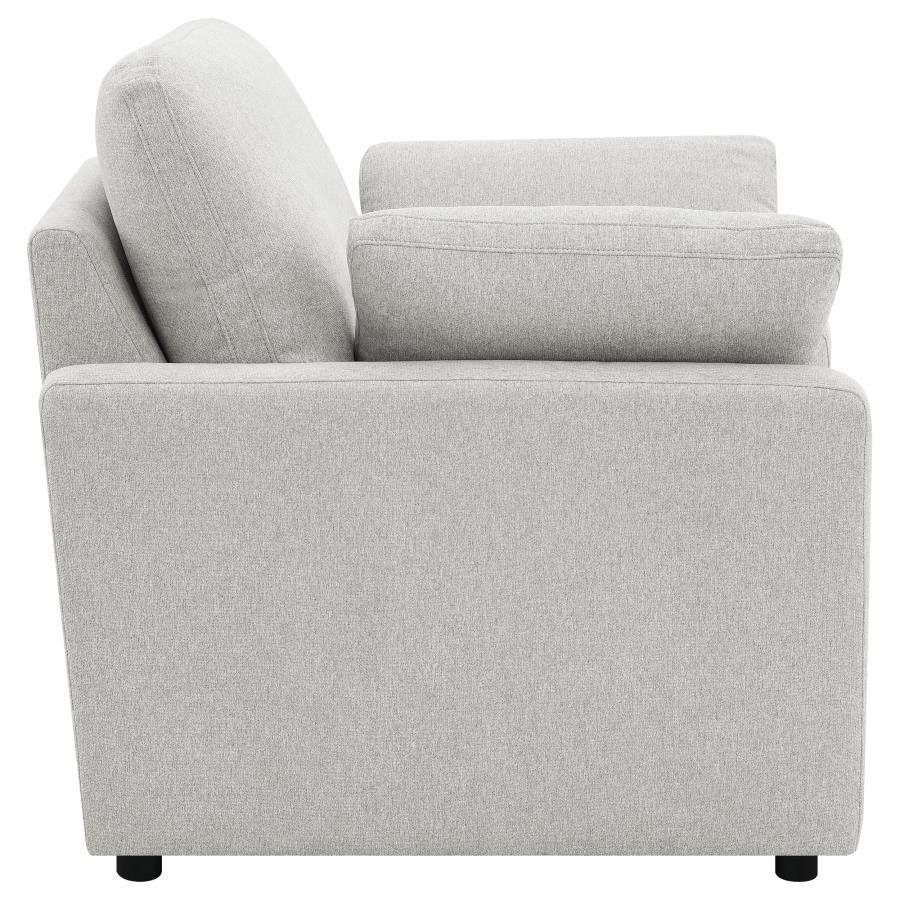 Collins - Upholstered Power Recliner Chair - Gray Reclining Chair modern furniture Contempo Furniture