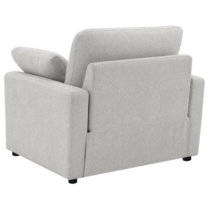 Collins - Upholstered Power Recliner Chair - Gray Reclining Chair modern furniture Contempo Furniture