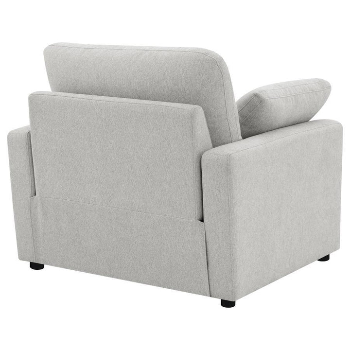 Collins - Upholstered Power Recliner Chair - Gray Reclining Chair modern furniture Contempo Furniture