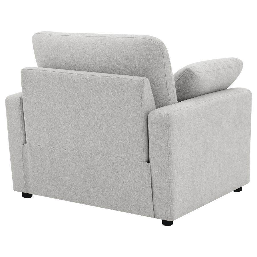 Collins - Upholstered Power Recliner Chair - Gray Reclining Chair modern furniture Contempo Furniture