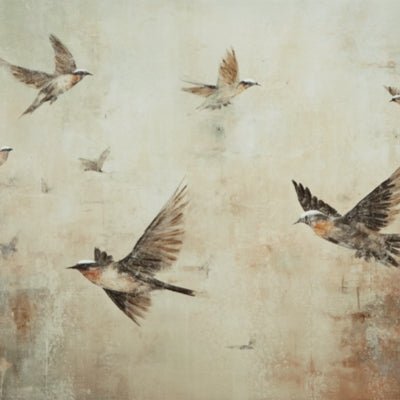 Collmund Wall Art - Light Brown Canvas Art modern furniture Contempo Furniture
