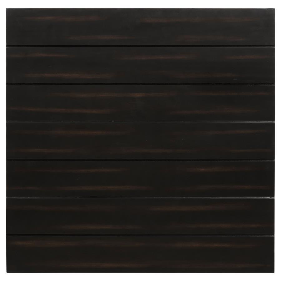 Concord - 1 - Drawer Square End Table - Distressed Java End Table modern furniture Contempo Furniture