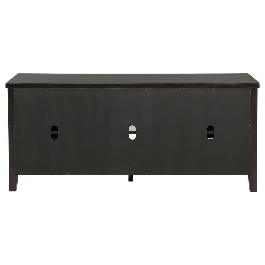Concord - 2 - Door TV Stand Console - Distressed Java TV Stand modern furniture Contempo Furniture