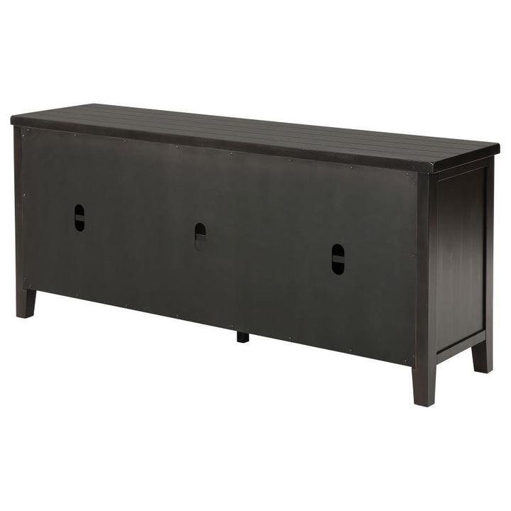 Concord - 2 - Door TV Stand Console - Distressed Java TV Stand modern furniture Contempo Furniture