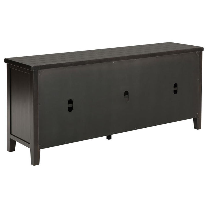 Concord - 2 - Door TV Stand Console - Distressed Java TV Stand modern furniture Contempo Furniture