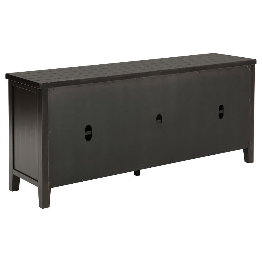 Concord - 2 - Door TV Stand Console - Distressed Java TV Stand modern furniture Contempo Furniture