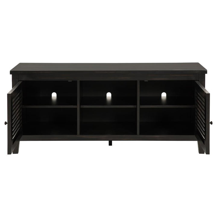 Concord - 2 - Door TV Stand Console - Distressed Java TV Stand modern furniture Contempo Furniture
