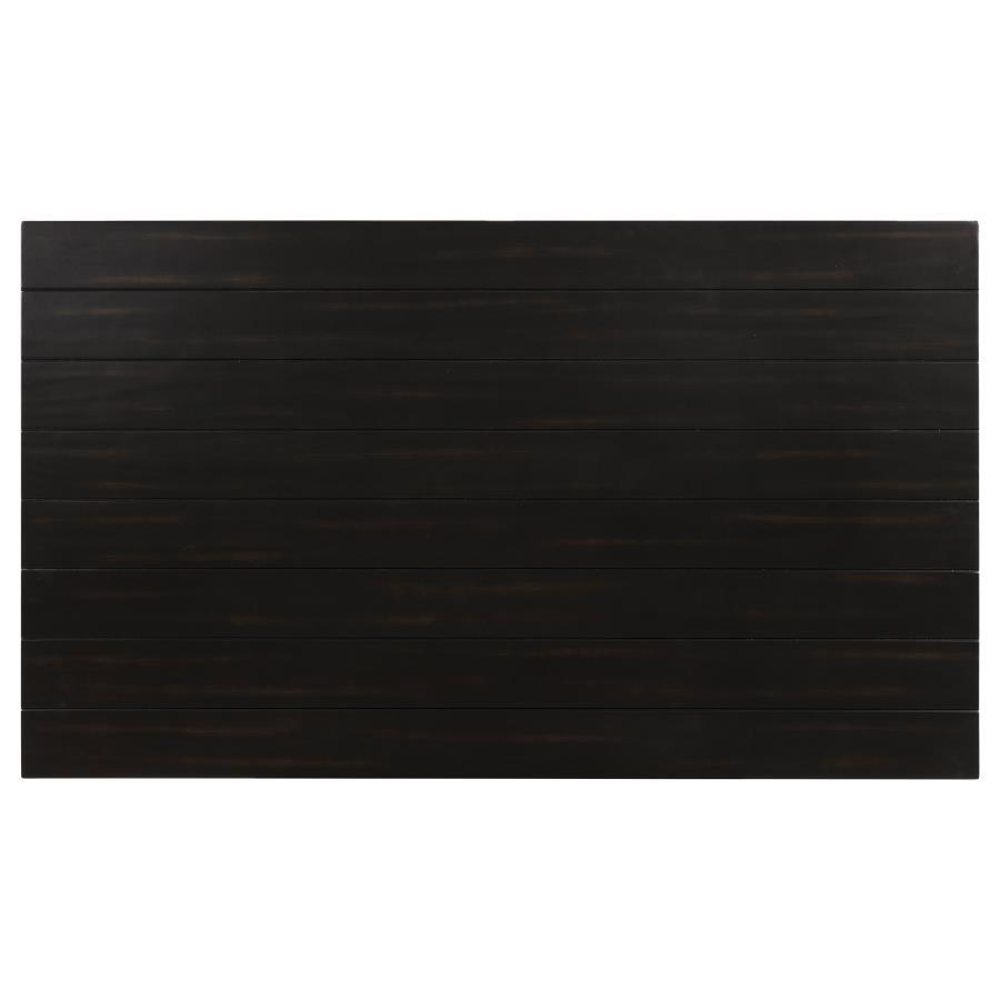 Concord - 2 - Drawer Rectangular Coffee Table - Distressed Java Coffee Table modern furniture Contempo Furniture