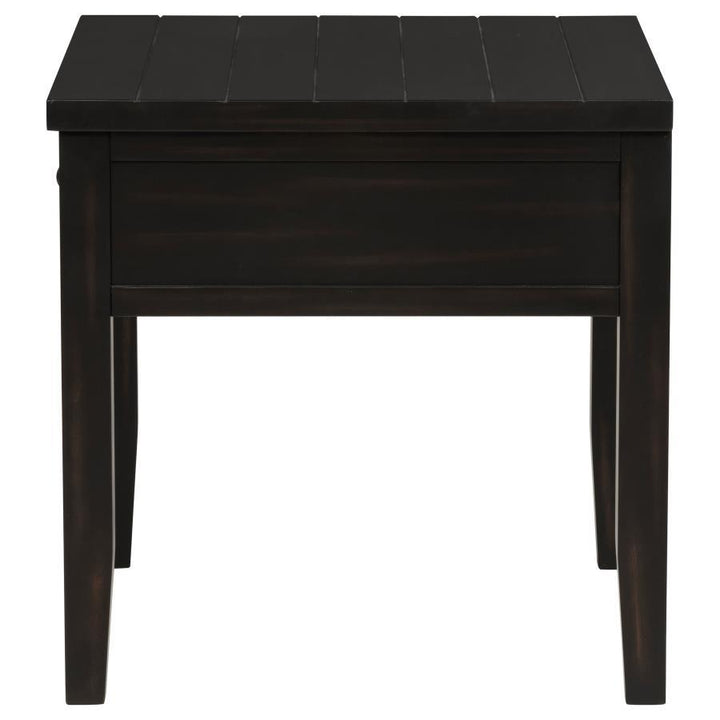 Concord - 2 Piece Coffee And End Table Set Distressed - Java Table Set modern furniture Contempo Furniture