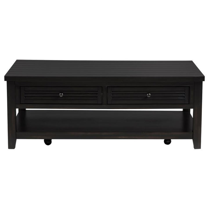 Concord - 2 Piece Coffee And End Table Set Distressed - Java Table Set modern furniture Contempo Furniture