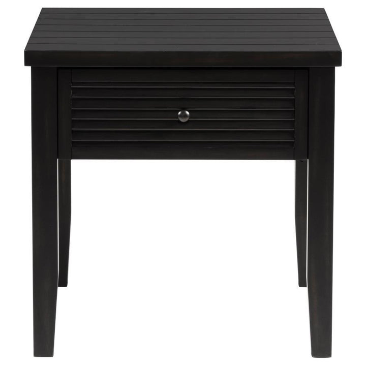 Concord - 2 Piece Coffee And End Table Set Distressed - Java Table Set modern furniture Contempo Furniture