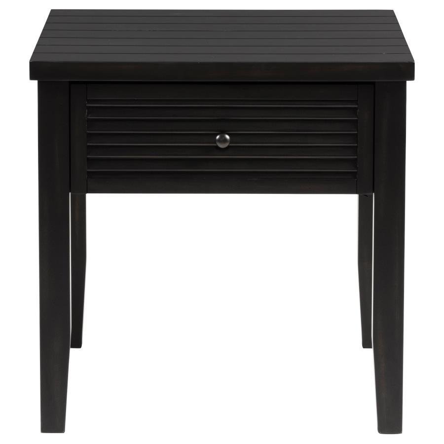Concord - 2 Piece Coffee And End Table Set Distressed - Java Table Set modern furniture Contempo Furniture