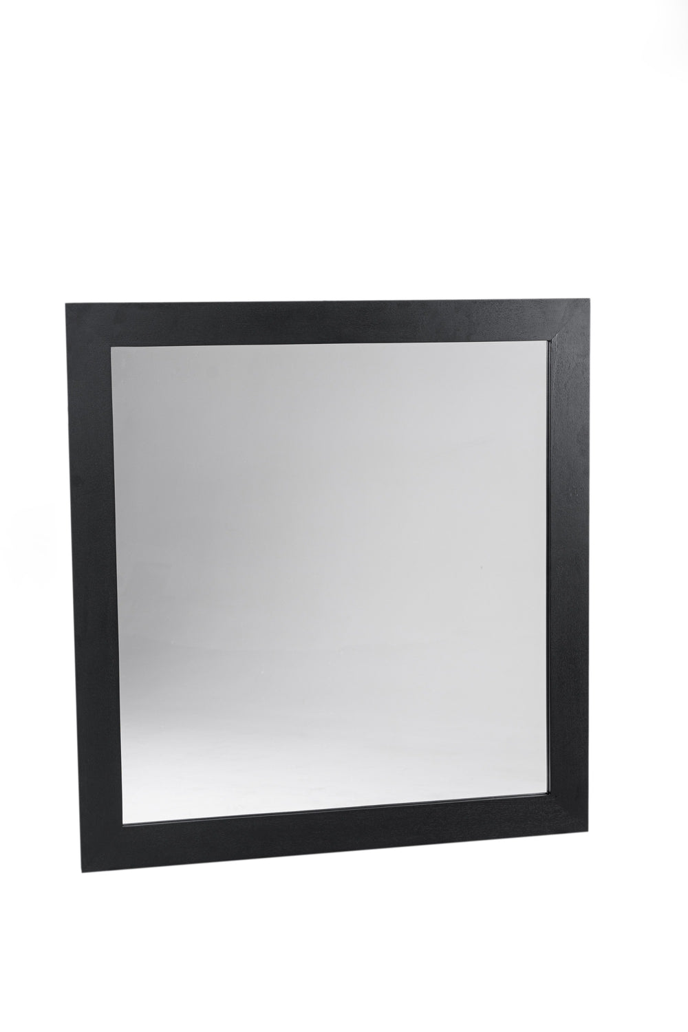 Concord - Modern Black Ash Mirror - View 2