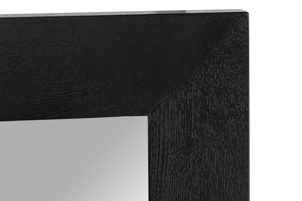 Concord - Modern Black Ash Mirror - View 6