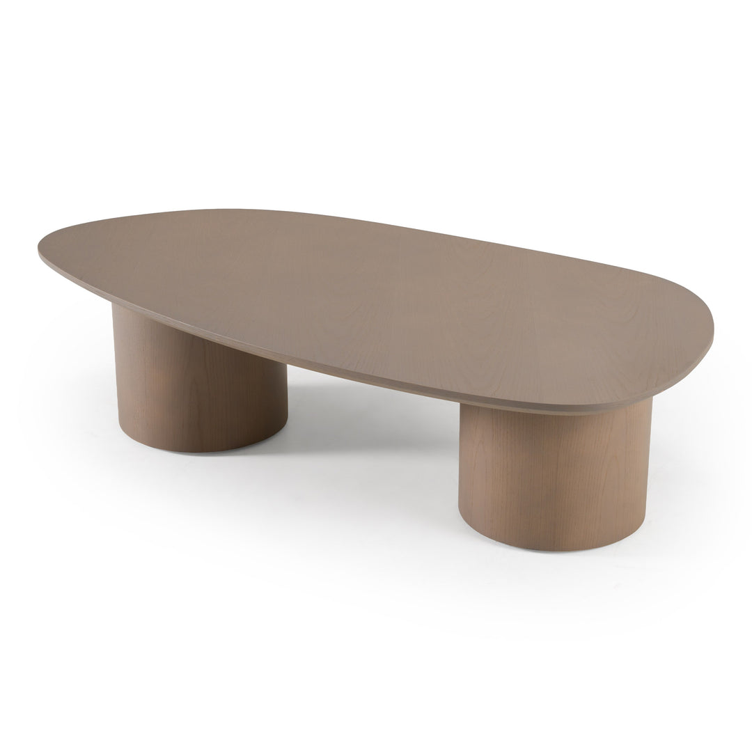 Connie - Modern White Oak Nesting Coffee Table Set