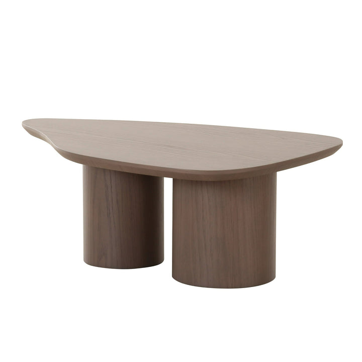 Connie - Modern White Oak Nesting Coffee Table Set