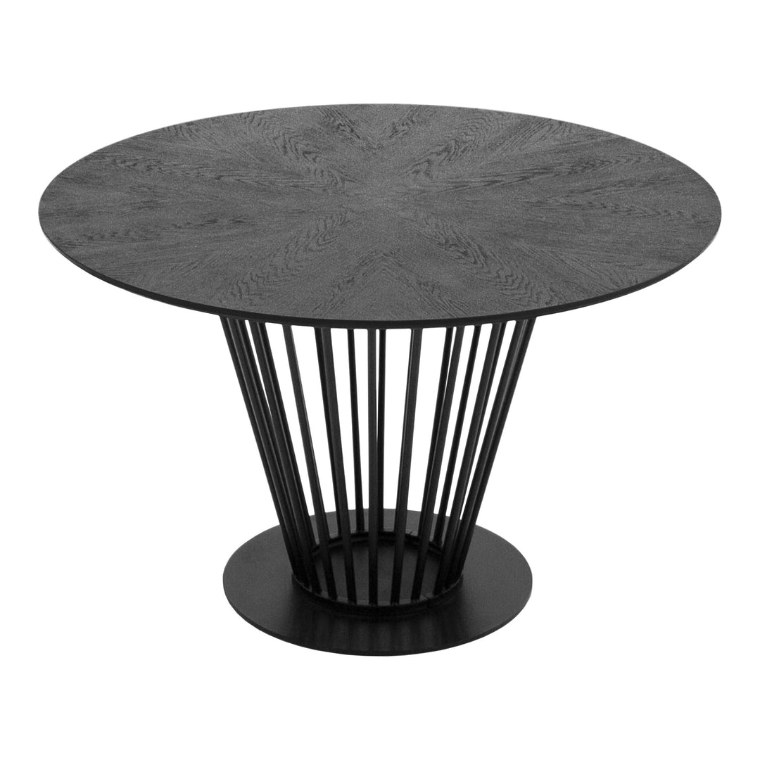 Conroy - Modern Black Round Dining Table