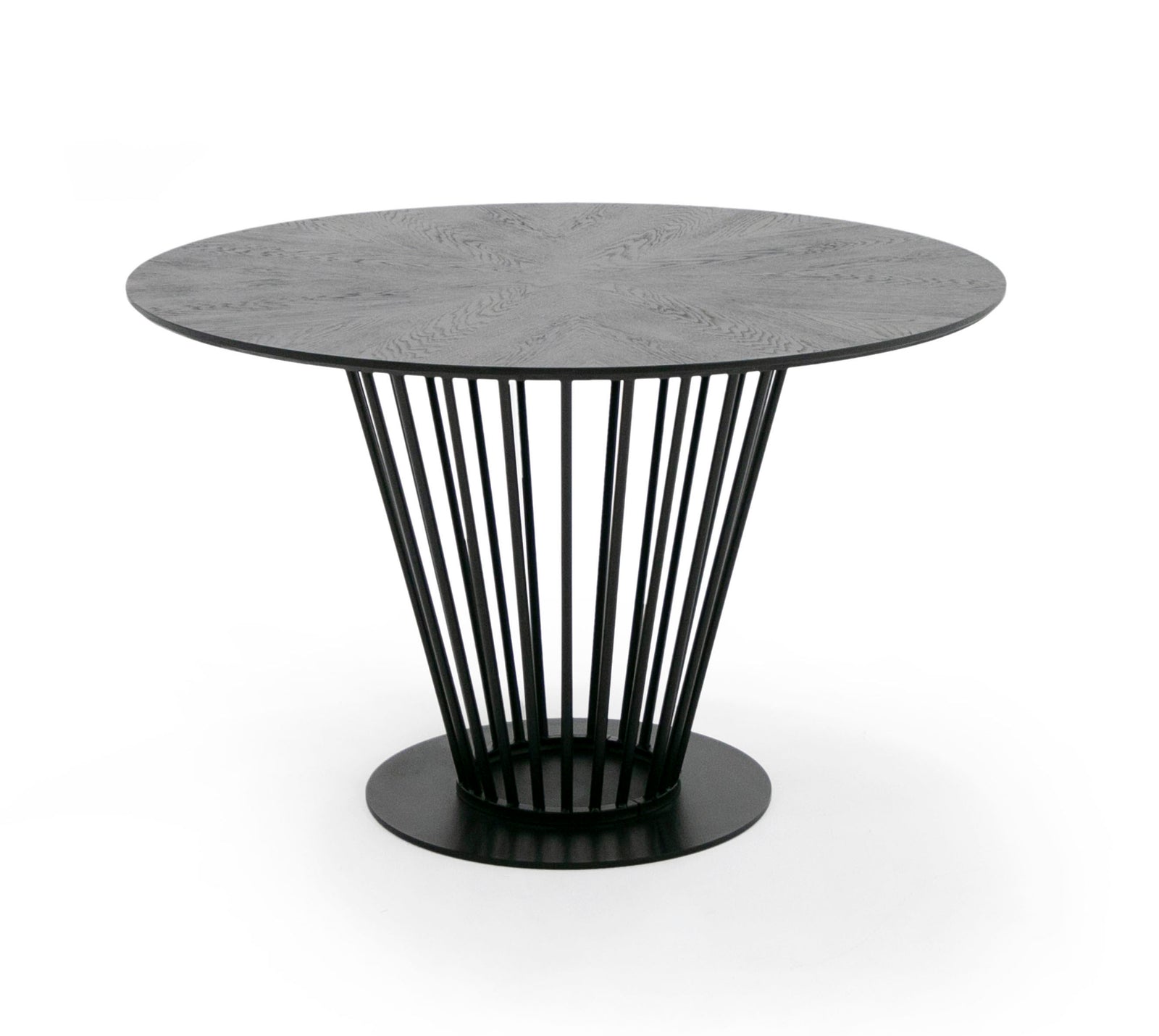 Conroy - Modern Black Round Dining Table