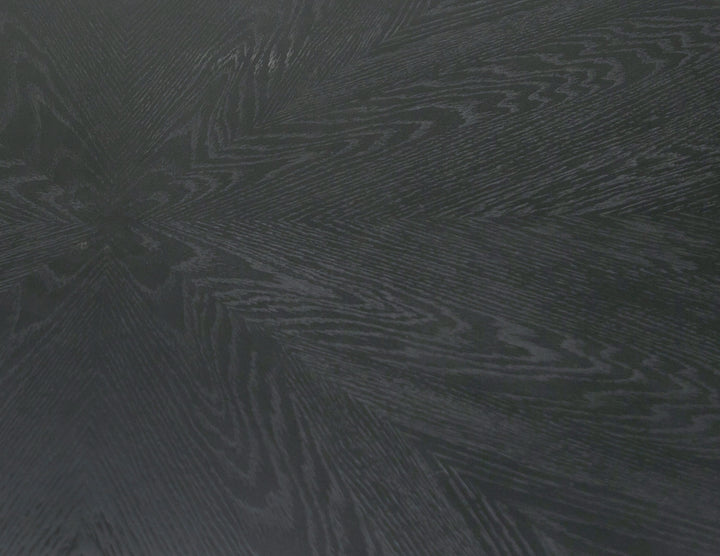 Conroy  Modern Black Round Dining Table