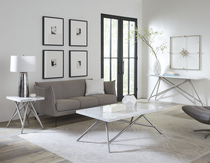 Coral Coffee Table in Marble Coffee Table modern furniture Contempo Furniture
