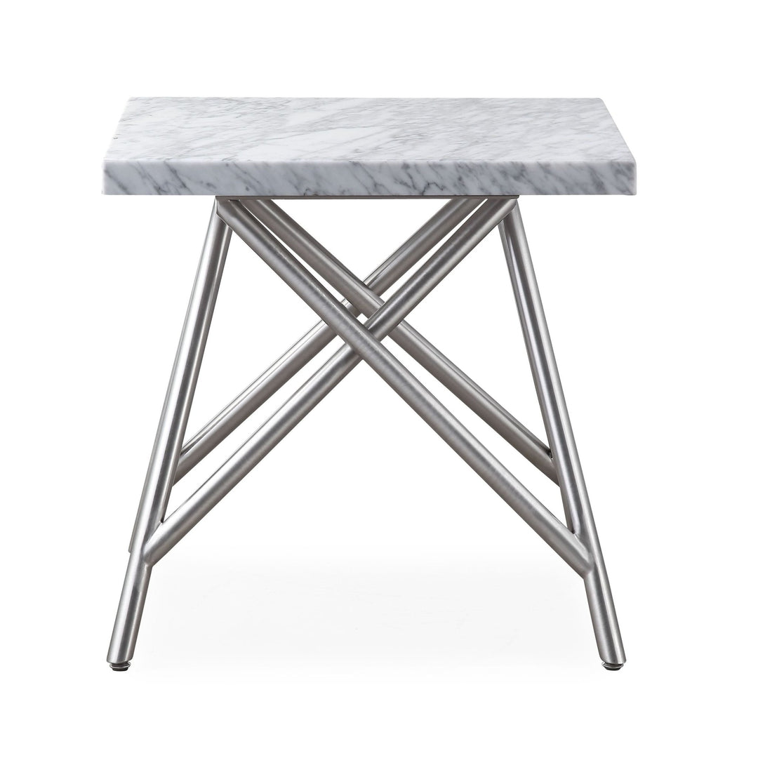 Coral End Table in Marble End Table modern furniture Contempo Furniture