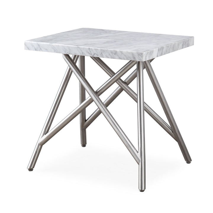 Coral End Table in Marble End Table modern furniture Contempo Furniture