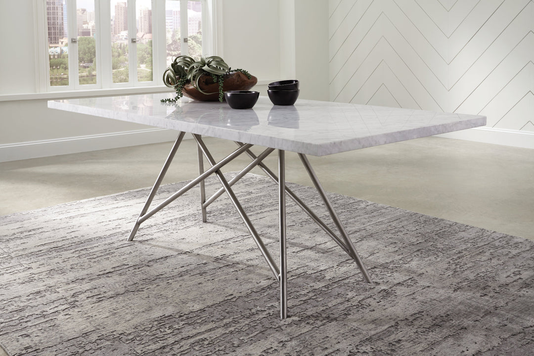 coral-marble-rectangular-dining-table