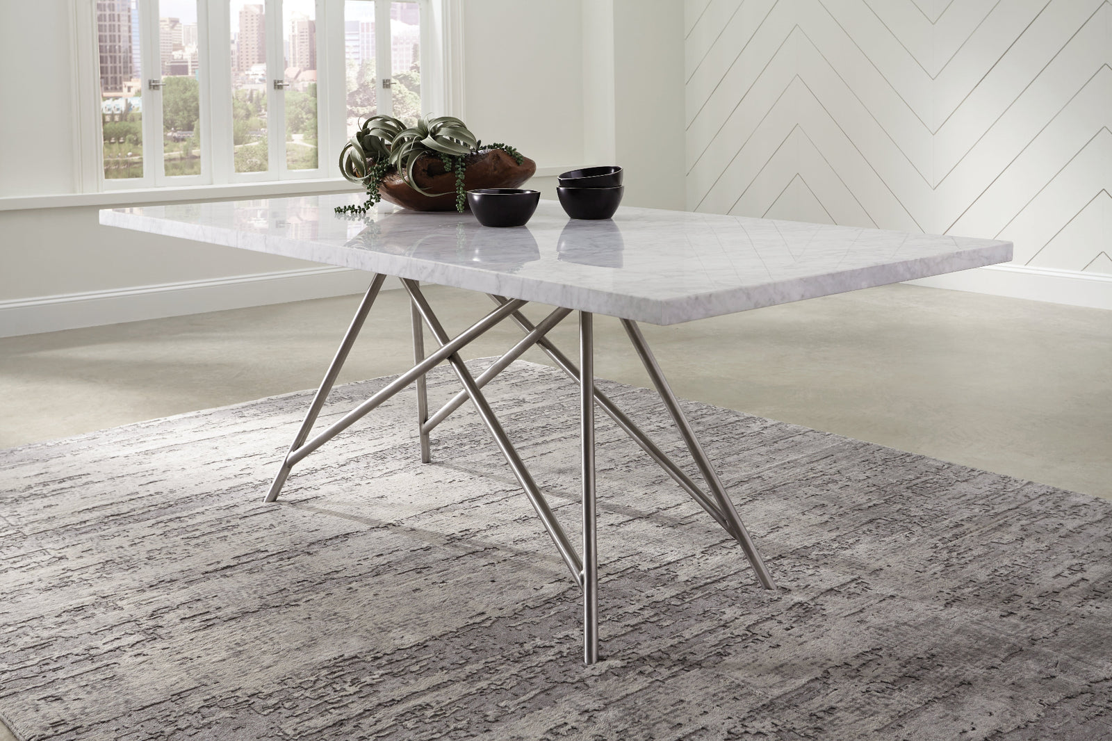 coral-marble-rectangular-dining-table