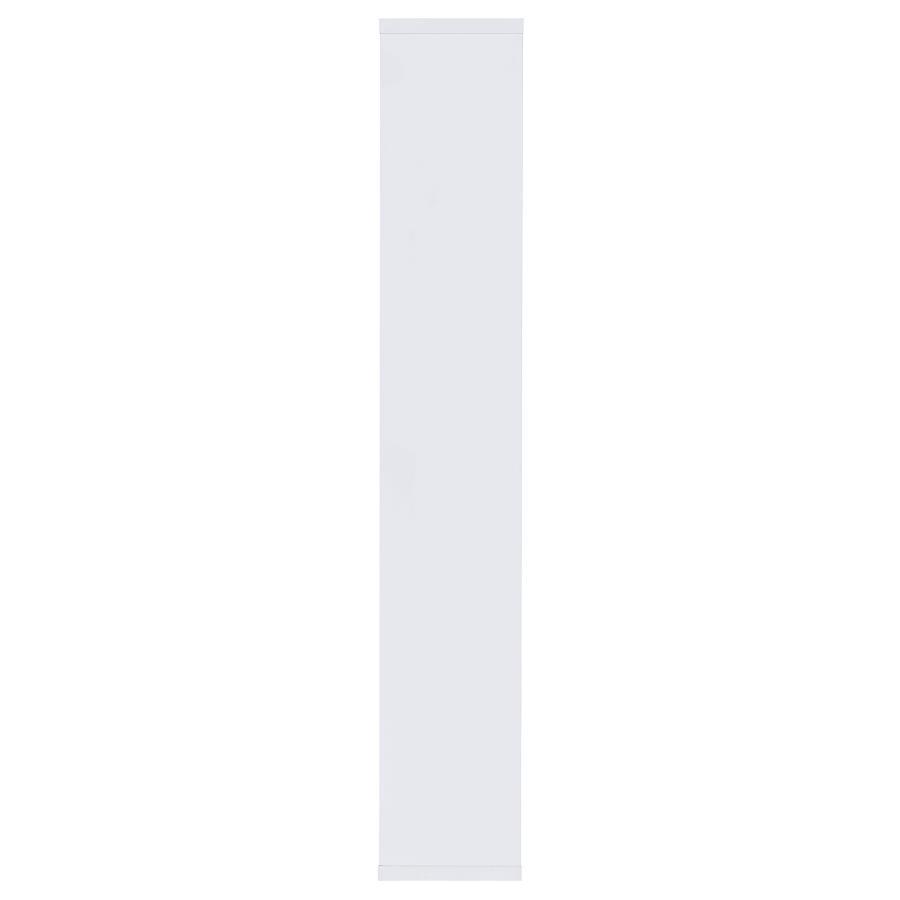 Corey - 71" 8 - Shelf Bookshelf - White Standard Bookcase modern furniture Contempo Furniture