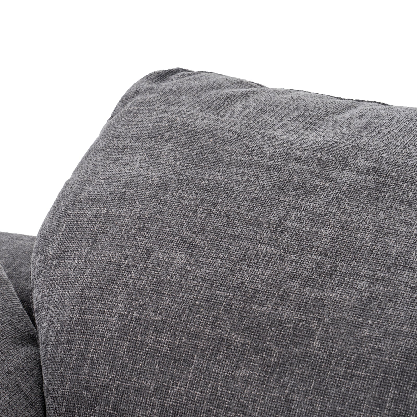 Corinth - Modern Dark Grey Fabric Sectional Sofa with 3 Power Recliners