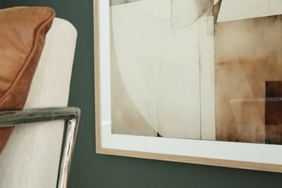 Corlain Wall Art - Light Brown Framed Prints modern furniture Contempo Furniture