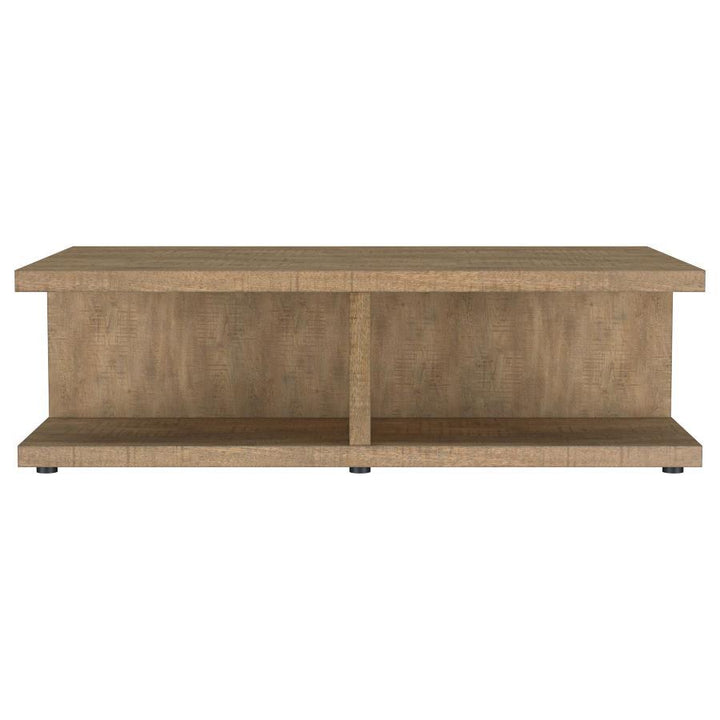 Cortona - Square Engineered Wood Cocktail Coffee Table - Mango Coffee Table modern furniture Contempo Furniture