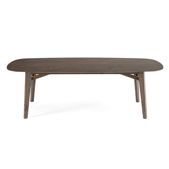 Costello  Mid-Century Modern Wenge Dining Table