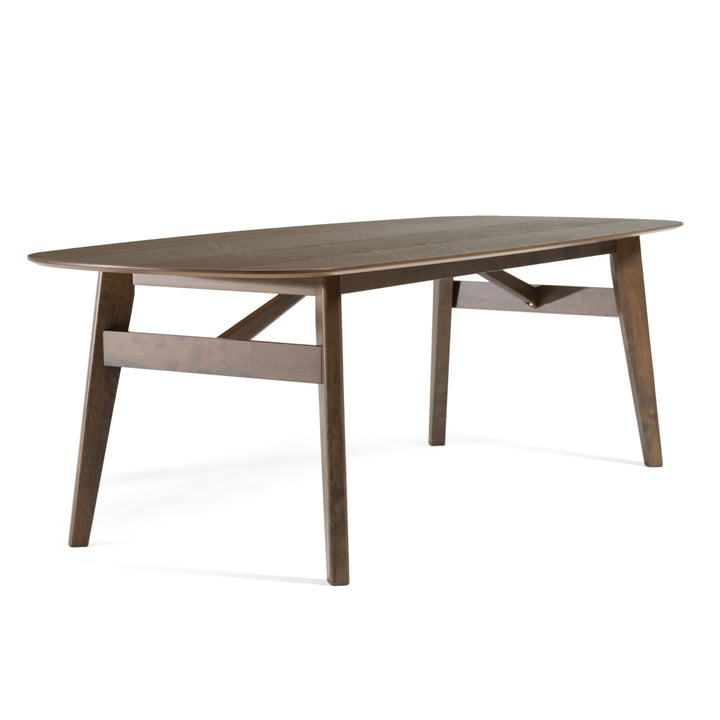 Costello  Mid-Century Modern Wenge Dining Table