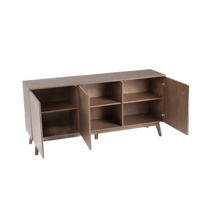 Costello  Mid-Century Modern Wenge Buffet