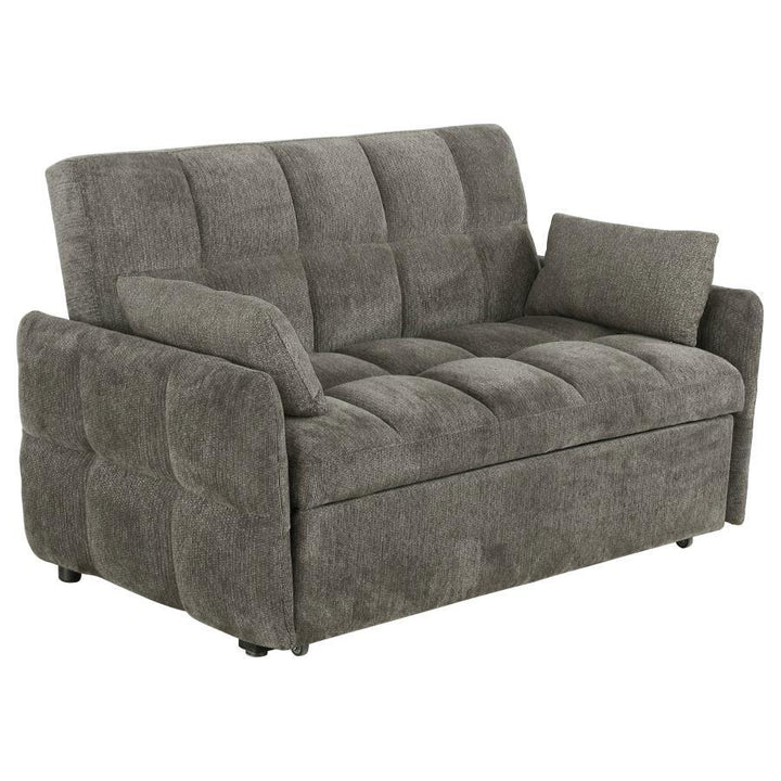 Cotswold - Upholstered Convertible Sleeper Sofa Bed - Dark Gray Sleeper Sofa modern furniture Contempo Furniture