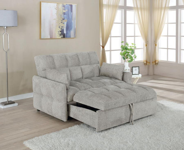 Cotswold - Upholstered Convertible Sleeper Sofa Bed - Light Gray Sleeper Sofa modern furniture Contempo Furniture