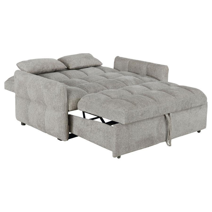 Cotswold - Upholstered Convertible Sleeper Sofa Bed - Light Gray Sleeper Sofa modern furniture Contempo Furniture