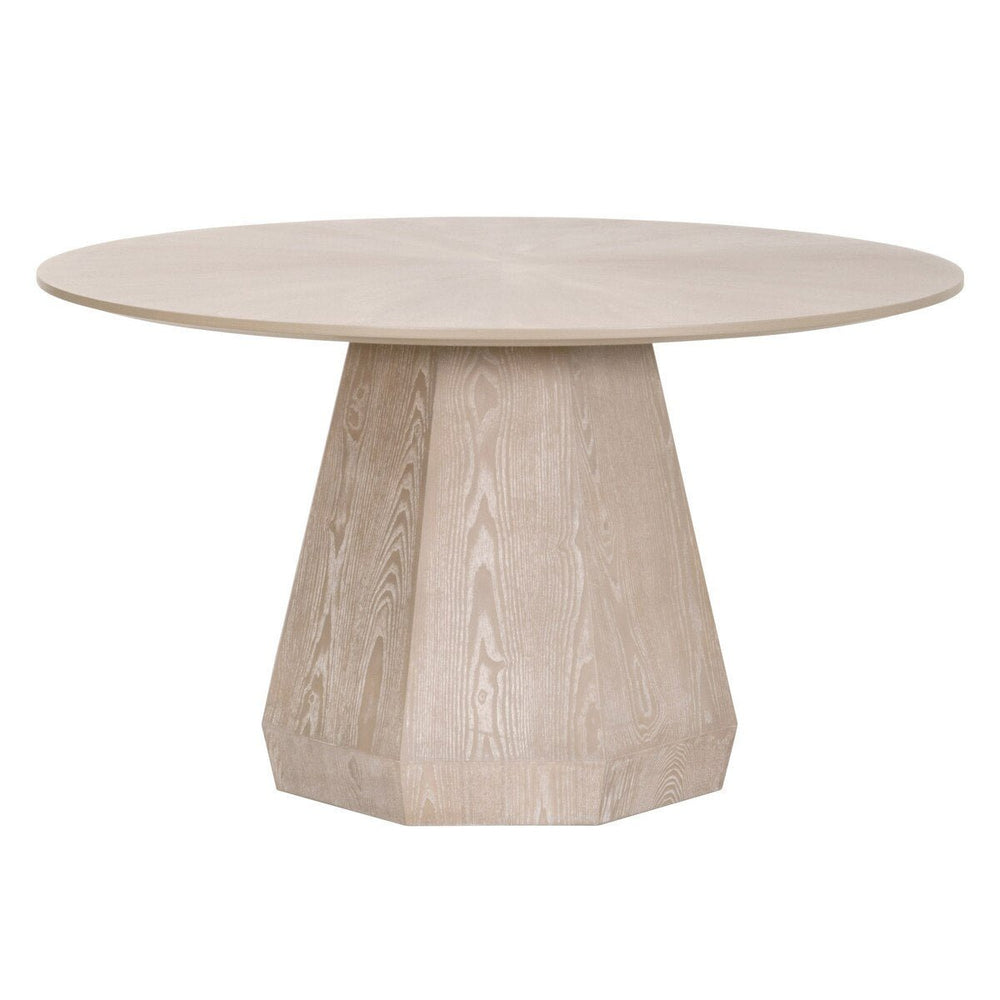 Coulter 54" Round Dining Table - Natural Gray Ash Round Dining Table modern furniture Contempo Furniture