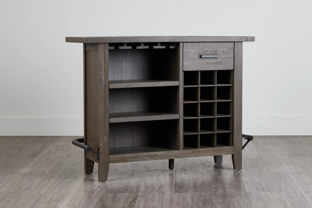 Modus Furniture 9Y1363 Taryn Standing Bar In Rustic Grey