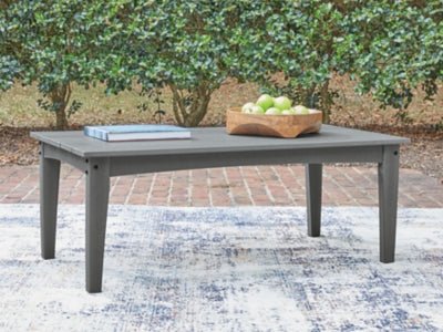 Cove Beach Outdoor Coffee Table - Gray Coffee Table modern furniture Contempo Furniture