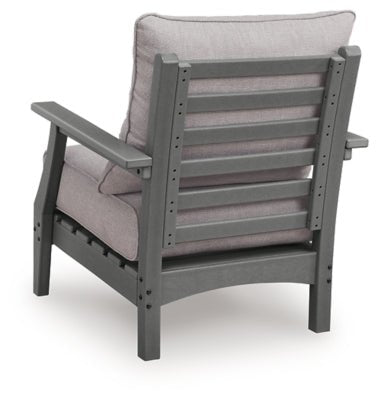 Cove Beach Outdoor Lounge Chair with Cushion - Gray Chair Set modern furniture Contempo Furniture