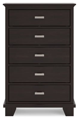 Covetown Chest of Drawers - Dark Brown Accent Chest modern furniture Contempo Furniture