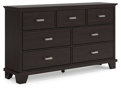 Covetown Dresser - Dark Brown | Ashley Furniture