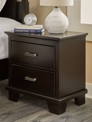 Covetown Nightstand - Dark Brown Accent Nightstand modern furniture Contempo Furniture