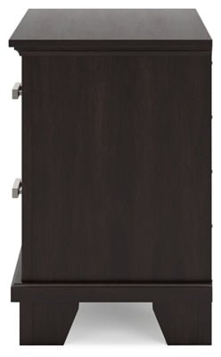 Covetown Nightstand - Dark Brown Accent Nightstand modern furniture Contempo Furniture