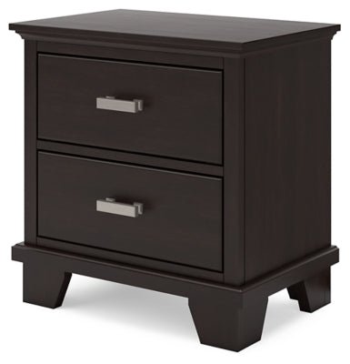 Covetown Nightstand - Dark Brown Accent Nightstand modern furniture Contempo Furniture