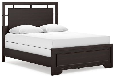 Covetown Queen Panel Bed - Dark Brown | Ashley Furniture