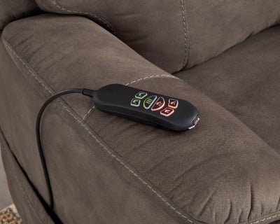 Crestmeade Power Lift Recliner - Dark Brown Power Lift Recliner modern furniture Contempo Furniture